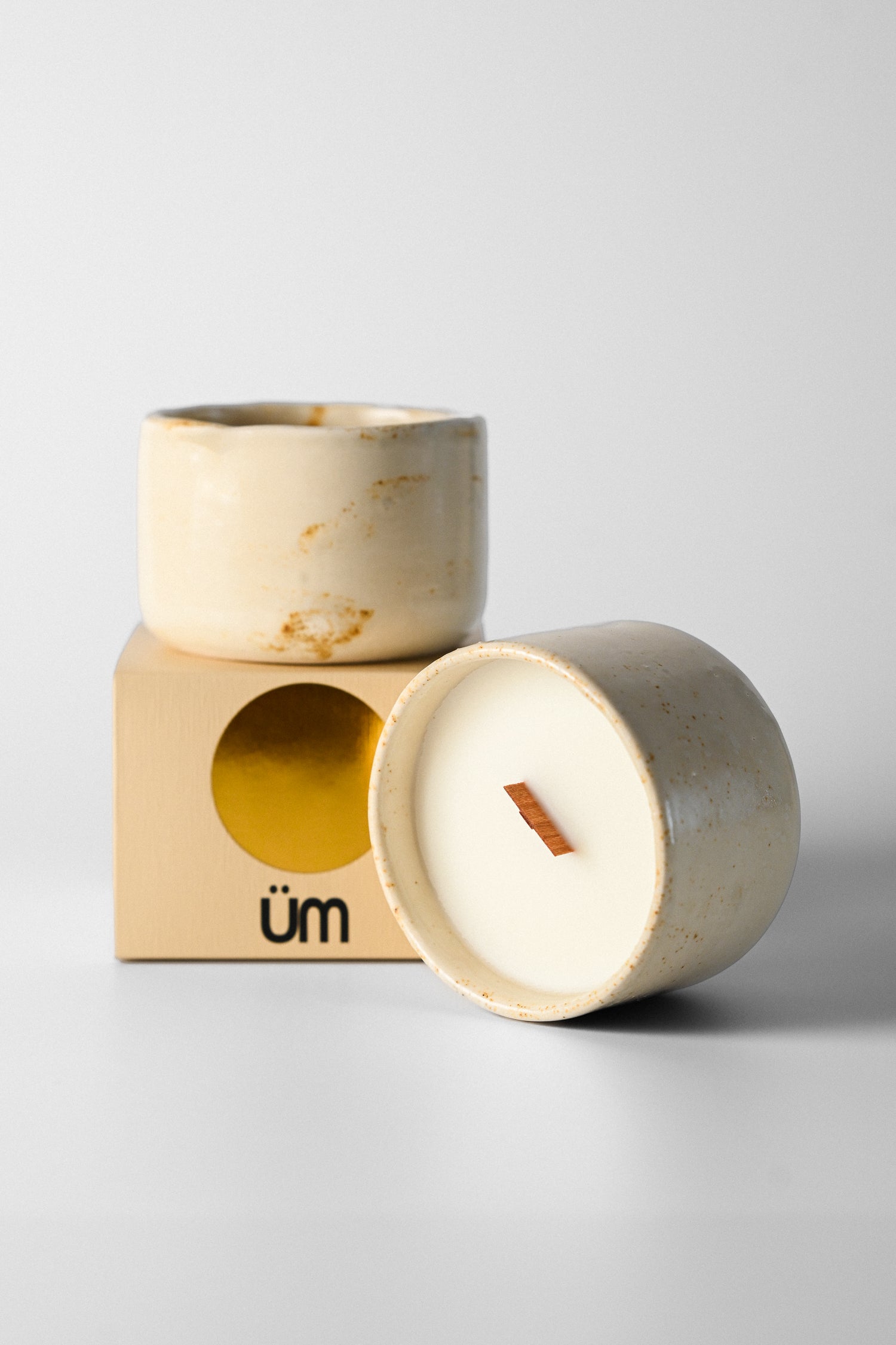 Light Amber Candle Mug
