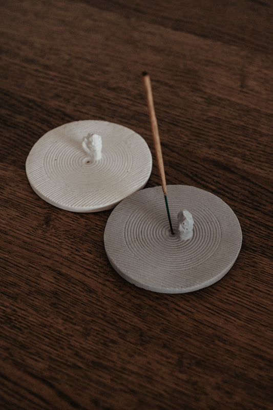 Japanese garden incense holder