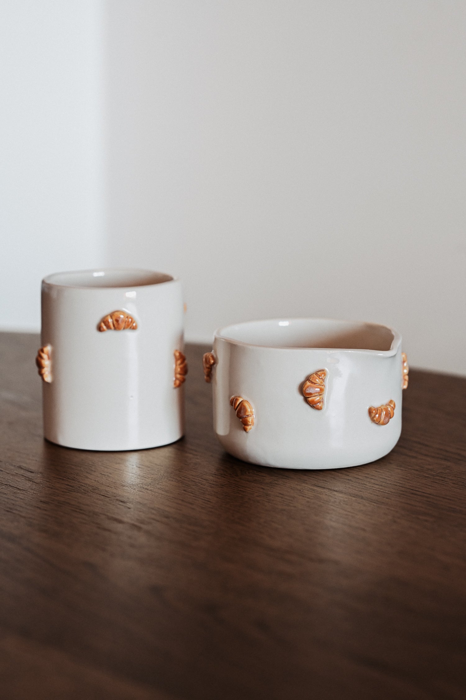 croissant matcha chawan bowl