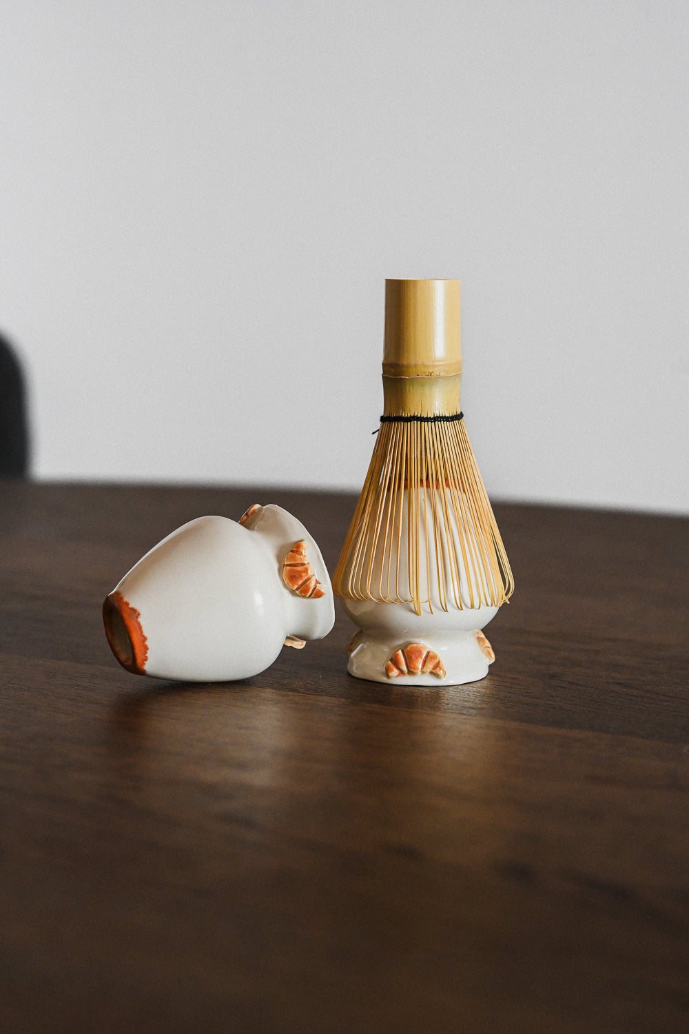 Croissant Matcha Whisk Holder