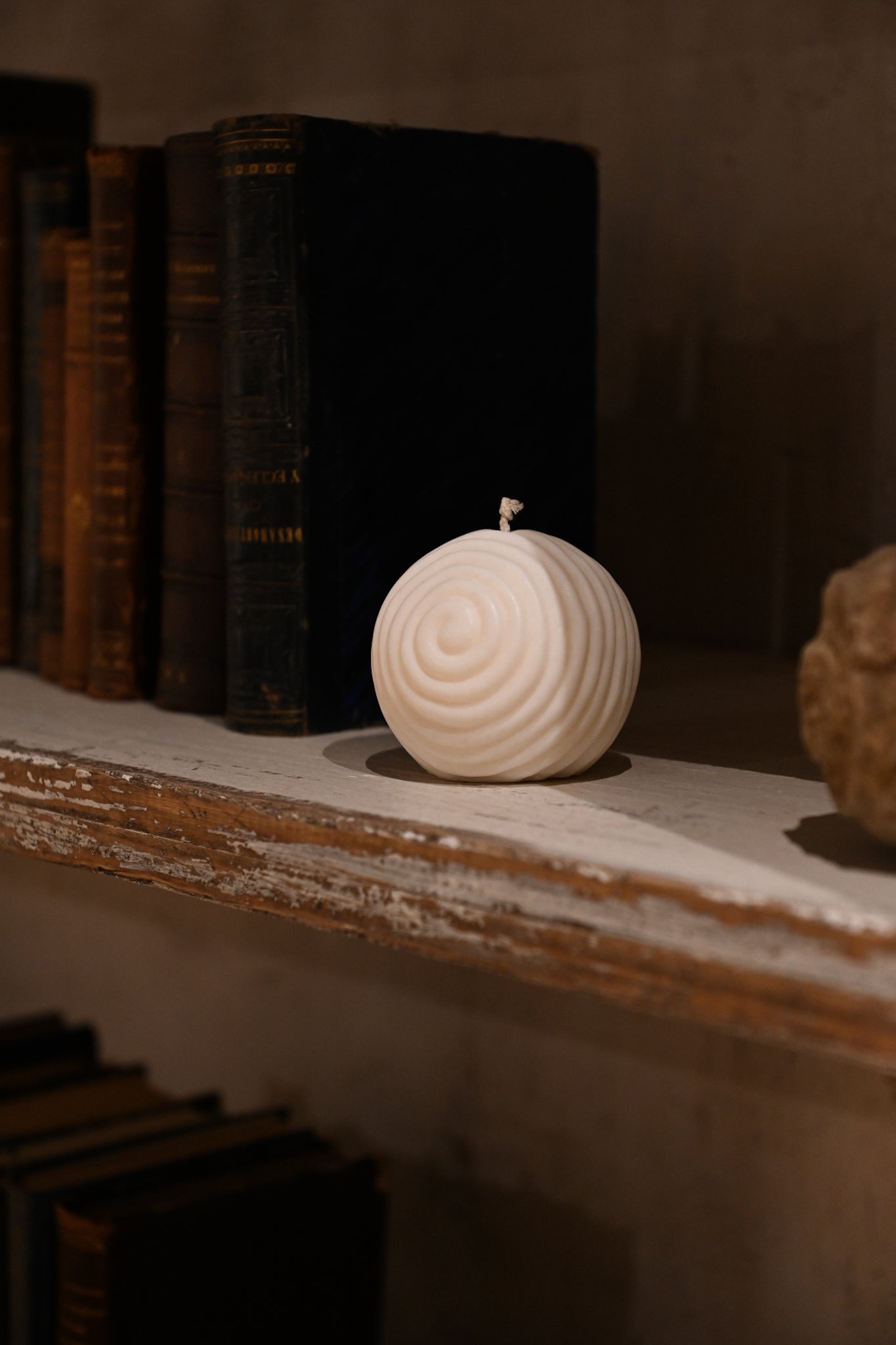 Spiral Sphere Candle